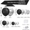 Black and Silver Balloons Garland Kit,119pcs Black White Metallic Silver and Silver Confetti Latex Balloons for Graduation Birthday Engagement Party Decorations